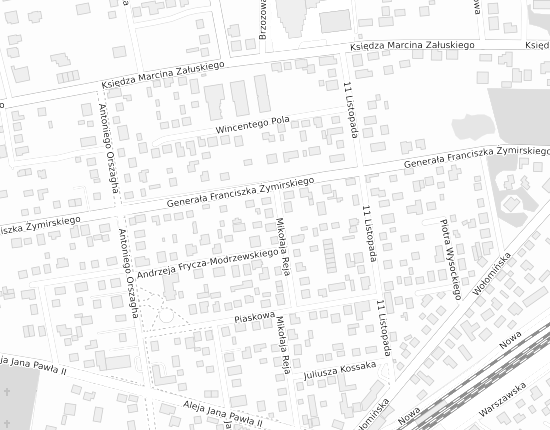 Mapa z adresem organizacji