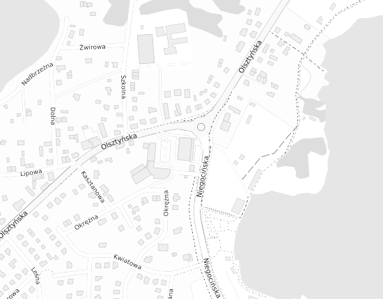 Mapa z adresem organizacji