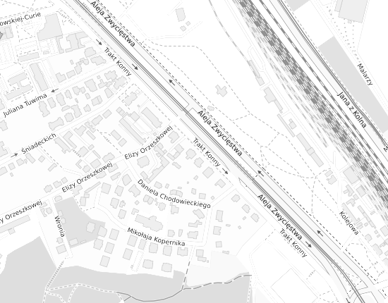 Mapa z adresem organizacji