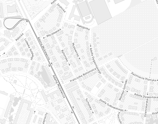 Mapa z adresem organizacji