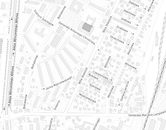 Mapa z adresem organizacji