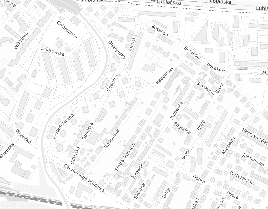 Mapa z adresem organizacji