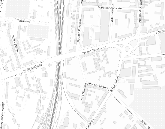 Mapa z adresem organizacji
