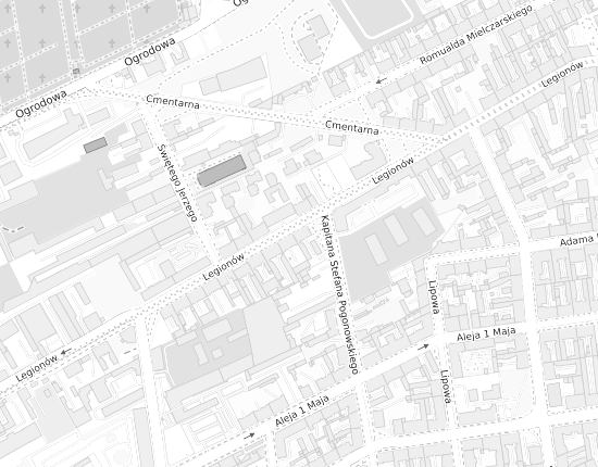 Mapa z adresem organizacji
