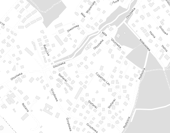 Mapa z adresem organizacji
