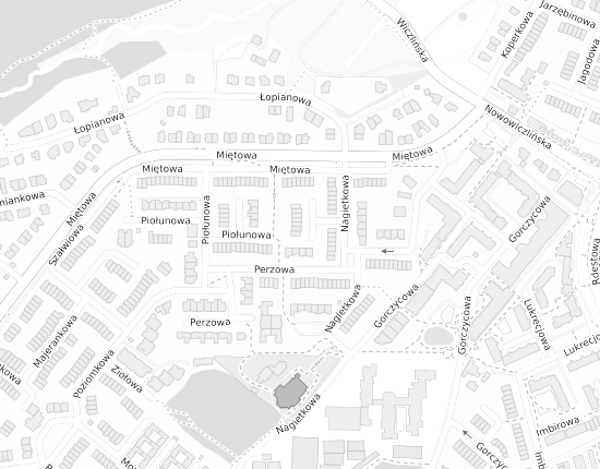 Mapa z adresem organizacji