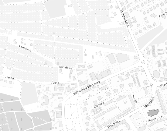Mapa z adresem organizacji
