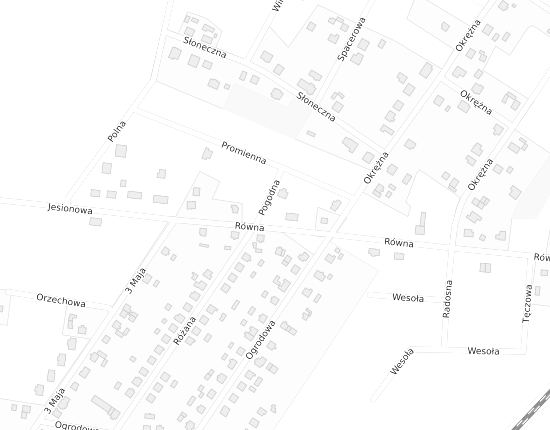 Mapa z adresem organizacji