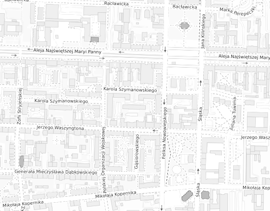 Mapa z adresem organizacji