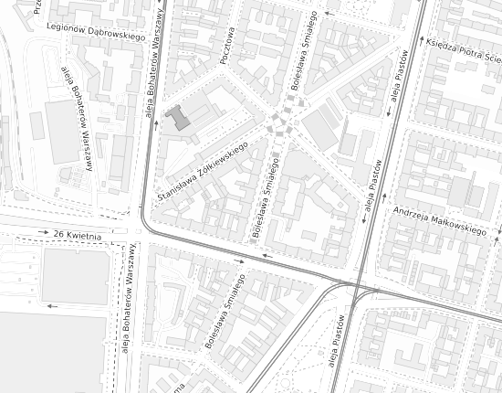Mapa z adresem organizacji