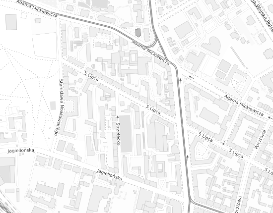 Mapa z adresem organizacji