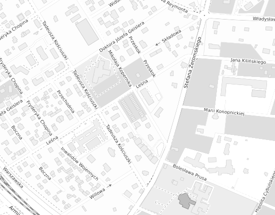Mapa z adresem organizacji