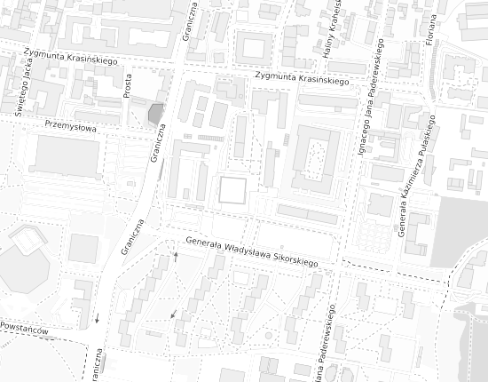 Mapa z adresem organizacji
