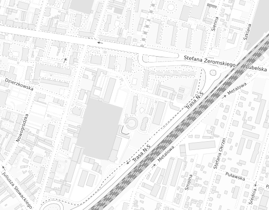 Mapa z adresem organizacji