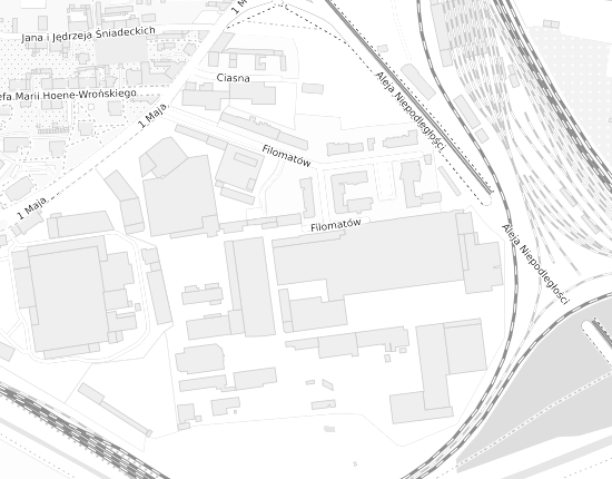 Mapa z adresem organizacji