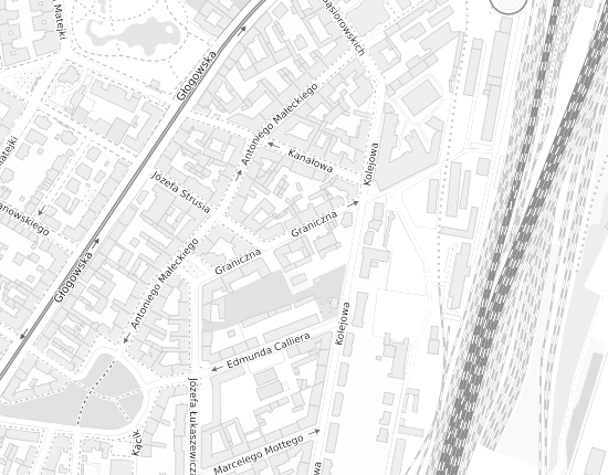 Mapa z adresem organizacji