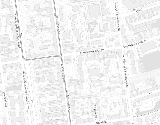 Mapa z adresem organizacji