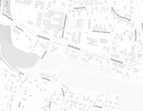 Mapa z adresem organizacji