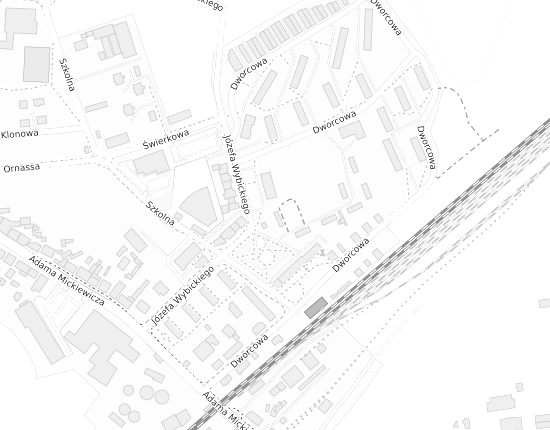 Mapa z adresem organizacji