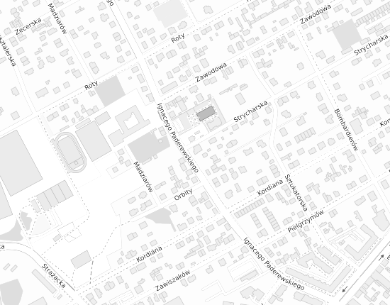 Mapa z adresem organizacji