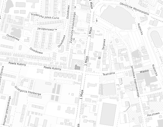 Mapa z adresem organizacji