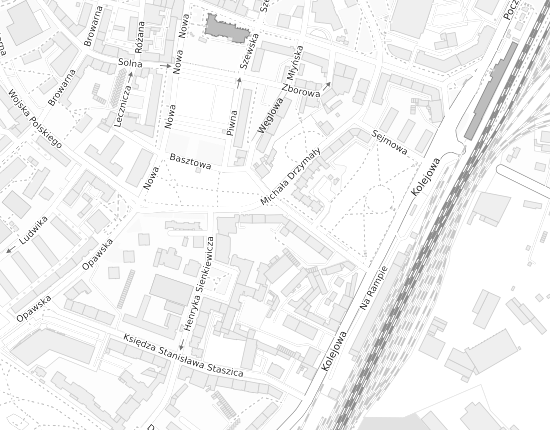 Mapa z adresem organizacji