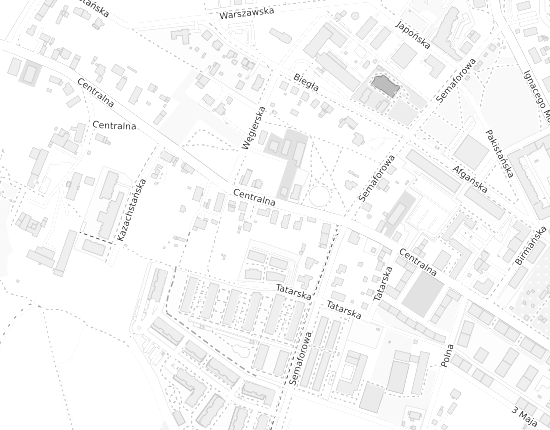 Mapa z adresem organizacji