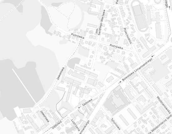 Mapa z adresem organizacji
