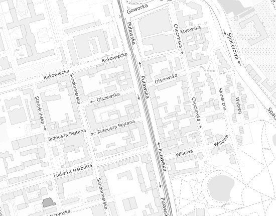 Mapa z adresem organizacji
