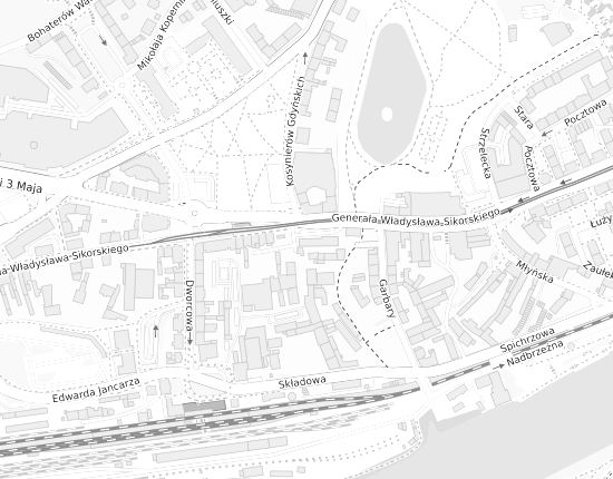 Mapa z adresem organizacji