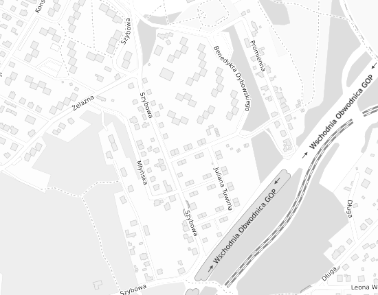 Mapa z adresem organizacji