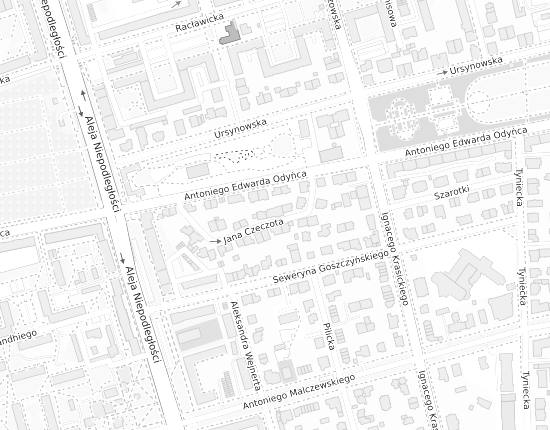 Mapa z adresem organizacji