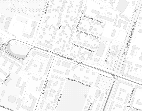 Mapa z adresem organizacji