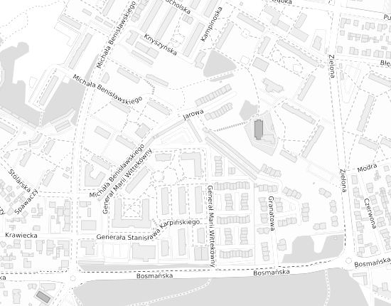 Mapa z adresem organizacji