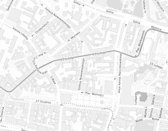 Mapa z adresem organizacji