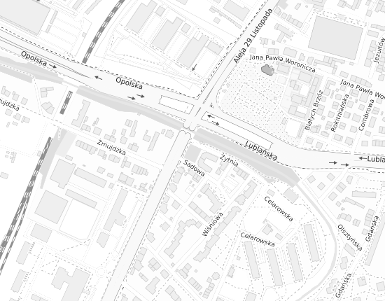 Mapa z adresem organizacji