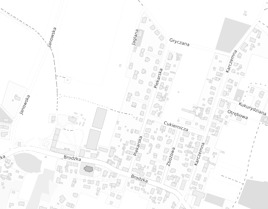 Mapa z adresem organizacji