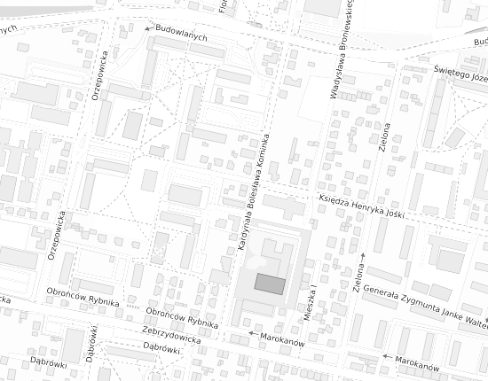 Mapa z adresem organizacji