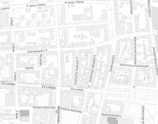 Mapa z adresem organizacji