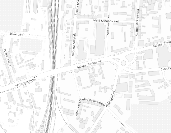 Mapa z adresem organizacji