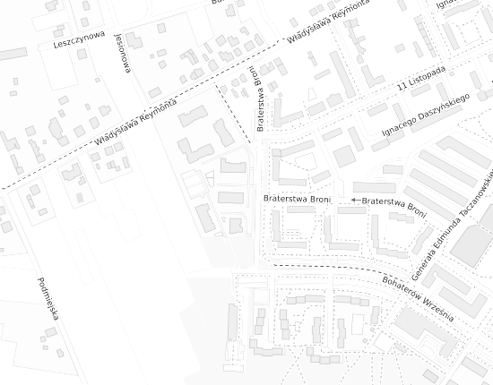 Mapa z adresem organizacji