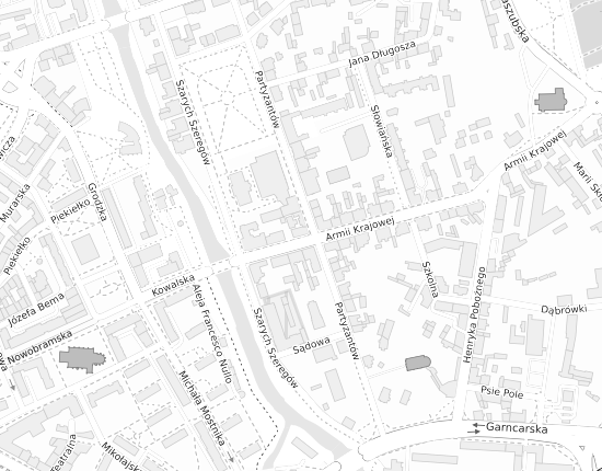Mapa z adresem organizacji