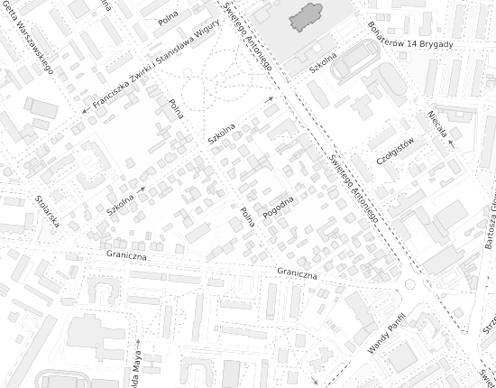 Mapa z adresem organizacji
