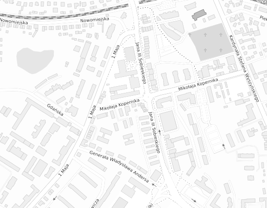Mapa z adresem organizacji