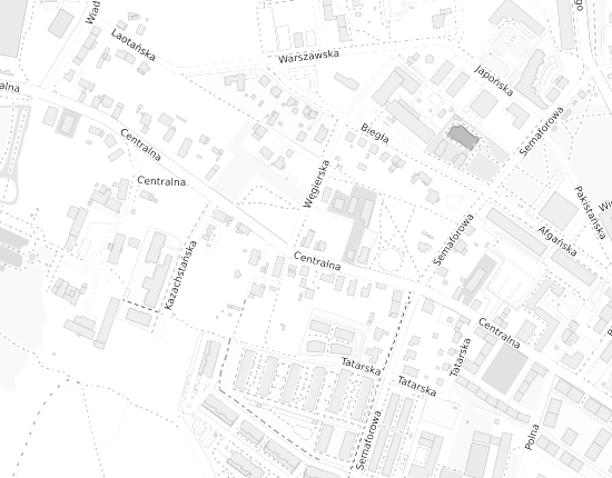 Mapa z adresem organizacji