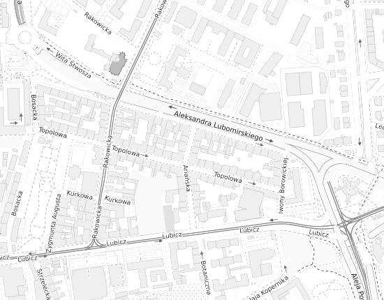 Mapa z adresem organizacji