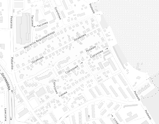 Mapa z adresem organizacji