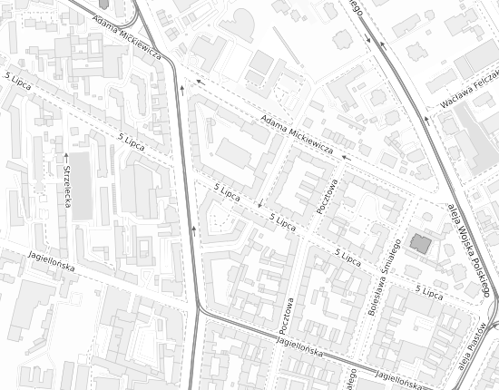 Mapa z adresem organizacji