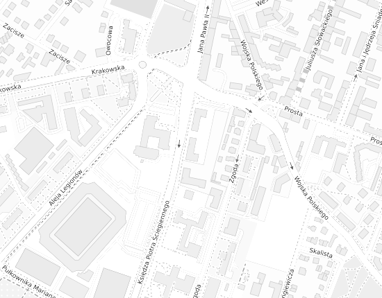 Mapa z adresem organizacji
