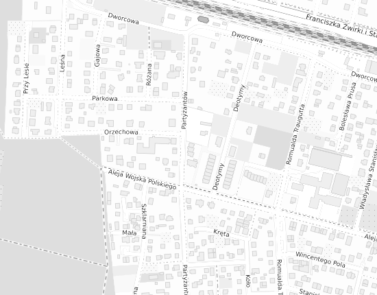 Mapa z adresem organizacji